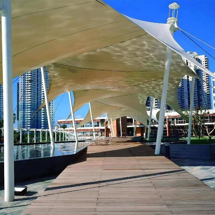 罗山县膜结构景观棚