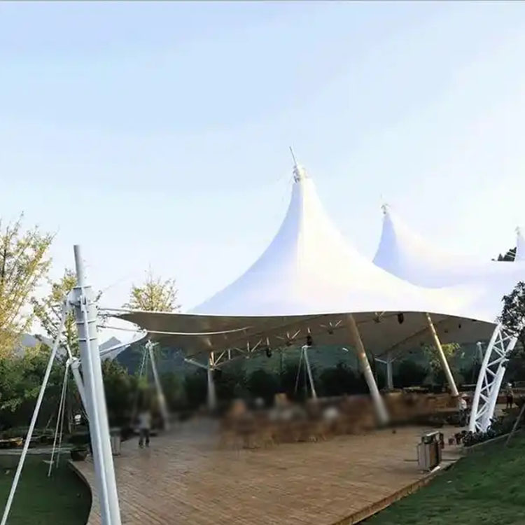 罗山县膜结构景观棚