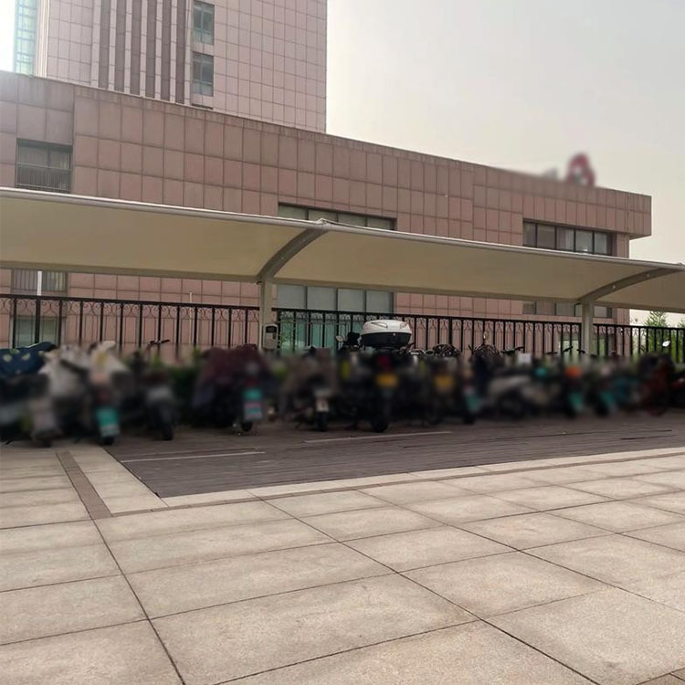 罗山县膜结构电动车棚