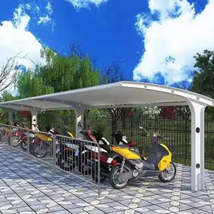 罗山县膜结构电动车棚